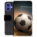 Étui Portefeuille Premium iPhone 16 - Football