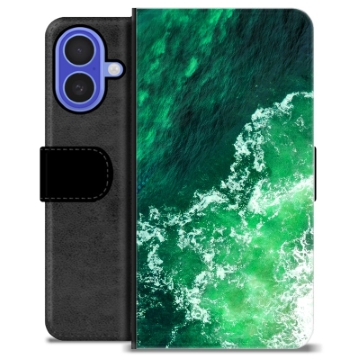 Étui Portefeuille Premium iPhone 16 - Vagues