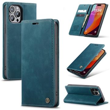 Étui Portefeuille iPhone 16 Pro Caseme Série 013 - Bleu