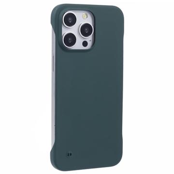 Coque iPhone 16 Pro en Plastique Sans Cadre - Vert Foncé