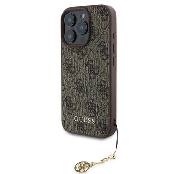 Coque Hybride iPhone 16 Pro Guess 4G Charms Collection