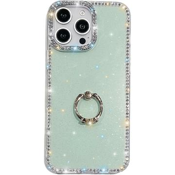 Coque Hybride iPhone 16 Pro Max CrystalGlow avec support à anneau