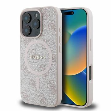 Étui à anneau coloré iPhone 16 Pro Max Guess 4G - Compatible MagSafe