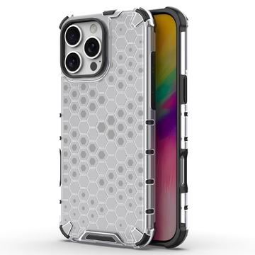 Coque Hybride iPhone 16 Pro Max Honeycomb Armored - Grise