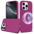 Coque iPhone 16 Pro Max en Silicone Liquide - Compatible MagSafe - Violete