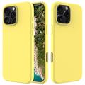 Coque iPhone 16 Pro Max en Silicone Liquide - Jaune