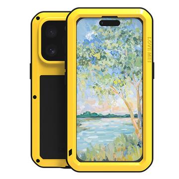Coque Hybride iPhone 16 Pro Max Love Mei Powerful - Jaune