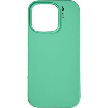 Coque iPhone 16 Pro Max en Silicone Nudient Base - Vert Menthe