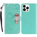 Etui iPhone 16 Pro Max Hibou Strass