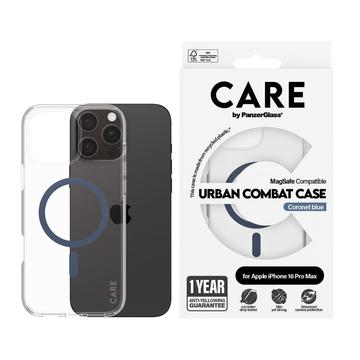 Coque iPhone 16 Pro Max PanzerGlass Care Transparent Urban Combat - Compatible MagSafe