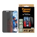 Protecteur d'Écran iPhone 16 Pro Max PanzerGlass Ultra-Wide Fit Privacy EasyAligner - Bord Noir