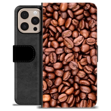 Étui Portefeuille Premium iPhone 16 Pro Max - Grains de Café