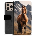 Étui Portefeuille Premium iPhone 16 Pro Max - Cheval