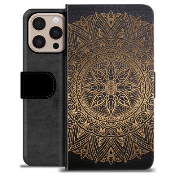 Étui Portefeuille Premium iPhone 16 Pro Max - Mandala