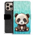 Étui Portefeuille Premium iPhone 16 Pro Max - Panda