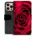 Étui Portefeuille Premium iPhone 16 Pro Max - Rose