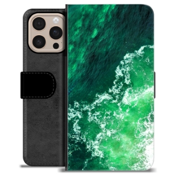 Étui Portefeuille Premium iPhone 16 Pro Max - Vagues