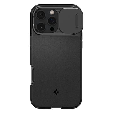 Coque iPhone 16 Pro Max Spigen Optik Armor Mag - Noire