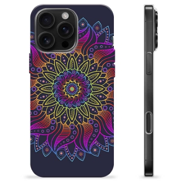 Coque iPhone 16 Pro Max en TPU - Mandala Coloré