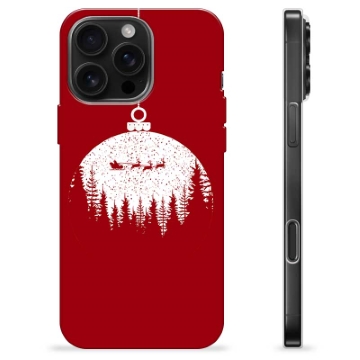 Coque iPhone 16 Pro Max en TPU - Boule de Noel