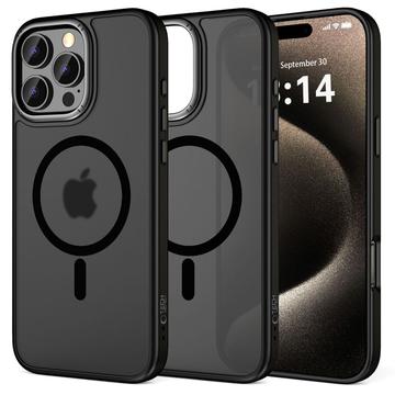 Coque iPhone 16 Pro Max Tech-Protect MagEdge - Compatible MagSafe - Noir mat / Gunmetal