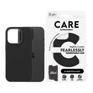 Coque iPhone 16 Pro PanzerGlass Care Fearlessly Fashionable - Compatible MagSafe - Noir