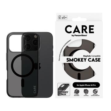 Coque iPhone 16 Pro PanzerGlass Care Smokey Urban Combat - Compatible MagSafe - Noir