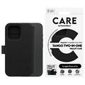 Étui portefeuille 2 en 1 iPhone 16 Pro PanzerGlass Care Tango - Compatible MagSafe - Noir