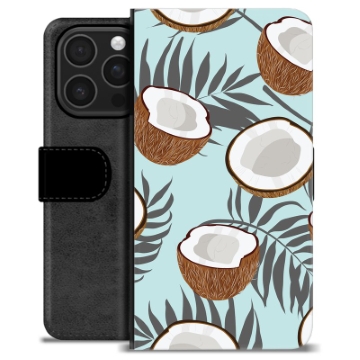 Étui Portefeuille Premium iPhone 16 Pro - Noix de Coco