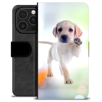 Étui Portefeuille Premium iPhone 16 Pro - Chien