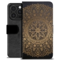 Étui Portefeuille Premium iPhone 16 Pro - Mandala