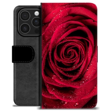 Étui Portefeuille Premium iPhone 16 Pro - Rose