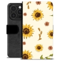 Étui Portefeuille Premium iPhone 16 Pro - Tournesol