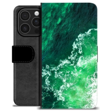 Étui Portefeuille Premium iPhone 16 Pro - Vagues