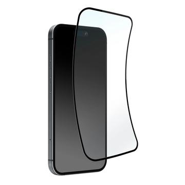 Verre Hybride iPhone 16 Pro Puro Flexible Glass D3O avec Cadre Noir - Protection avancée de l\'écran