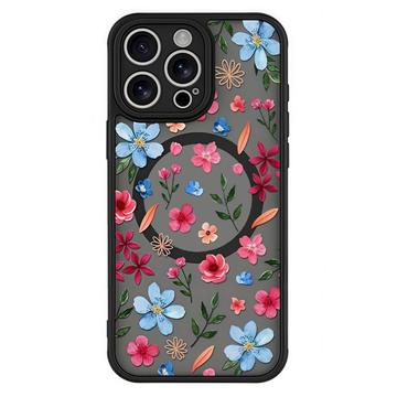 Coque iPhone 16 Pro magnétique protectrice - Fleurs colorées