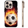 Coque iPhone 16 Pro en TPU - Ballon Enflammé