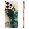 Coque iPhone 16 Pro en TPU - Marbre Jade