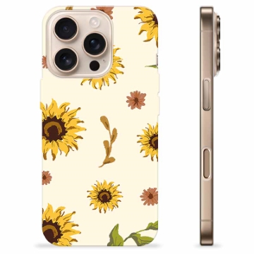 Coque iPhone 16 Pro en TPU - Tournesol