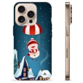 Coque iPhone 16 Pro en TPU - Bonhomme de Neige