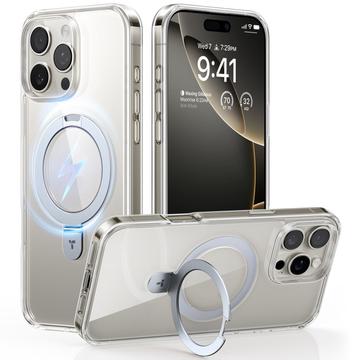 Coque MagSafe iPhone 16 Pro Torras Guardian Ostand - Transparente