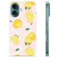 Coque iPhone 16 en TPU - Motif Citron