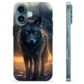 Coque iPhone 16 en TPU - Loup