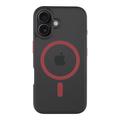 Coque MagSafe iPhone 16 Tactical MagForce Hyperstealth 2.0 - Noire / Rouge