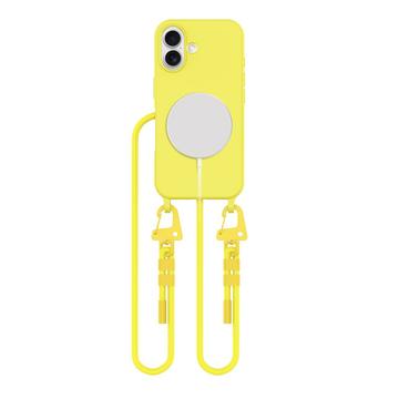 Coque MagSafe iPhone 16 Tech-Protect MagNecklace - Jaune