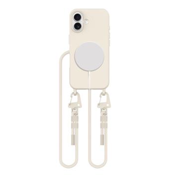 iPhone 16 Tech-Protect MagNecklace MagSafe Case - Latte