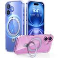 Coque MagSafe iPhone 16 Torras Guardian Ostand - Transparente
