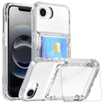 Coque Transparente iPhone 16e avec Porte-Carte