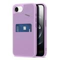 Etui magnétique iPhone 16e Dux Ducis Rafi II avec Kickstand et fentes pour cartes - Violet