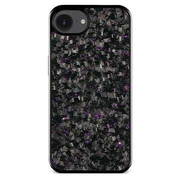 Coque hybride iPhone 16e Texture forgée - Violete
